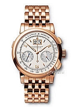 A. Lange & S�hne Chronographen Rose Gold White Dial