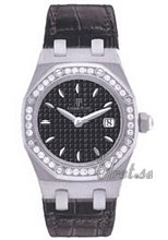 Audemars Piguet Royal Oak Lady Hours And Minutes Steel Black Dia Audemars Piguet Royal Oak Lady Hours And Minutes Steel Black Dia