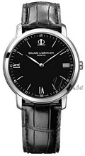 Baume & Mercier Classima Executives Black Dial Leather Baume & Mercier Classima Executives Black Dial Leather