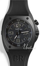 Bell & Ross Marine Sort/Gummi Ø44 mm Bell & Ross Marine Sort/Gummi Ø44 mm