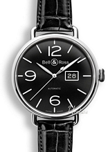 Bell & Ross Vintage Sort/L�r �45 mm