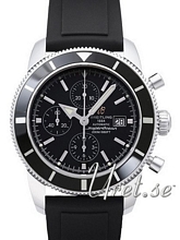 Breitling Superocean Heritage Chronograph Heritage Sort/Gummi Ø Breitling Superocean Heritage Chronograph Heritage Sort/Gummi Ø