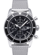 Breitling Superocean Heritage 46 Chronograph Black Dial Bracelet Breitling Superocean Heritage 46 Chronograph Black Dial Bracelet