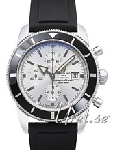Breitling Superocean Heritage Chronograph Heritage Sølv/Gummi Ø Breitling Superocean Heritage Chronograph Heritage Sølv/Gummi Ø