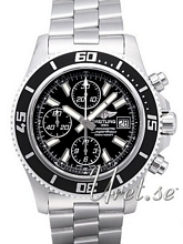 Breitling Superocean II Chronograph Sort/Stål Ø44 mm Breitling Superocean II Chronograph Sort/Stål Ø44 mm