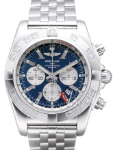 Breitling Chronomat GMT Blue Dial Bracelet