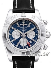 Breitling Chronomat GMT Blue Dial Leather