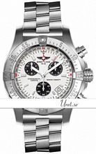 Breitling Avenger Seawolf Chrono Silver Dial Bracelet