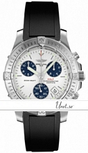 Breitling Chrono Colt Silver Dial Rubber