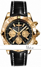 Breitling Chronomat B01 Black Dial Croco Leather Breitling Chronomat B01 Black Dial Croco Leather