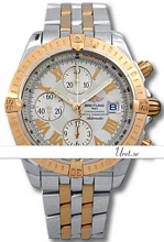 Breitling Chronomat Ivory Dial Two Tone Bracelet