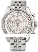 Breitling For Bentley Motors Silver Dial Bracelet