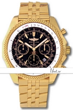 Breitling For Bentley Motors Black Dial Gold