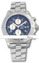 Breitling Super Avenger Blue Dial Bracelet