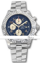 Breitling Super Avenger Blue Dial Bracelet