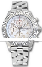 Breitling Super Avenger White Dial Bracelet