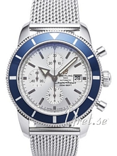 Breitling Superocean Heritage Chronograph Silver Dial Bracelet