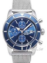 Breitling Superocean Heritage 46 Chronograph Blue Dial Bracelet