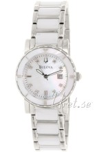 Bulova Diamond Hvit/Keramisk Ø30 mm Bulova Diamond Hvit/Keramisk Ø30 mm