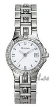 Bulova Diamonds Ladies White Dial Bulova Diamonds Ladies White Dial