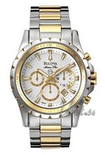 Bulova Marine Star Chronograph Two Tone White Dial Bulova Marine Star Chronograph Two Tone White Dial