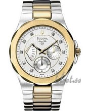 Bulova Marine Star Diamond Two Tone White Dial