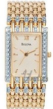 Bulova Crystal Gold Tone Gold Dial Bulova Crystal Gold Tone Gold Dial