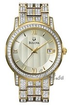 Bulova Crystal Two Tone Silver Dial Bulova Crystal Two Tone Silver Dial
