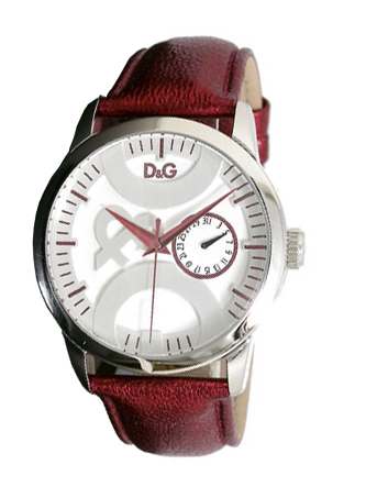 Dolce & Gabbana D&G Twin Silver Dial Brown Leather Dolce & Gabbana D&G Twin Silver Dial Brown Leather