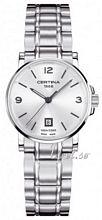 Certina DS Caimano Lady Sølv/Stål Ø27 mm Certina DS Caimano Lady Sølv/Stål Ø27 mm