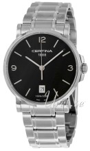 Certina DS Caimano Gent Sort/Stål Ø38 mm Certina DS Caimano Gent Sort/Stål Ø38 mm