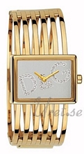 Dolce & Gabbana Marianne Crystal Gold Tone
