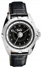 Dolce & Gabbana D&G Chalet Black Dial Leather Dolce & Gabbana D&G Chalet Black Dial Leather