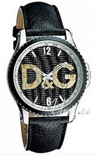 Dolce & Gabbana D&G Sestriere Black Dial Leather Dolce & Gabbana D&G Sestriere Black Dial Leather