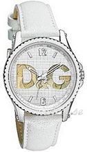Dolce & Gabbana D&G Sestriere Silver Dial Leather