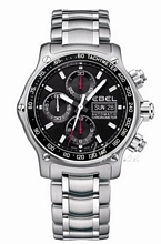 Ebel 1911 Discovery Steel Black Dial