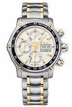 Ebel 1911 Discovery Yellow Gold/Steel Silver Dial