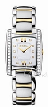 Ebel Brasilia Yellow Gold/Steel White Dial
