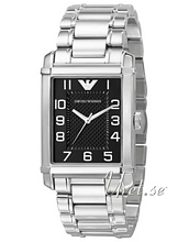 Emporio Armani Angelo Sort/Stål 40x29 mm Emporio Armani Angelo Sort/Stål 40x29 mm