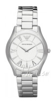 Emporio Armani Super Slim Hvit/Stål Ø35 mm Emporio Armani Super Slim Hvit/Stål Ø35 mm