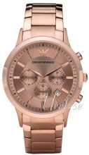 Emporio Armani Sportivo Rose gull/Belagd, rose gull Ø43 mm Emporio Armani Sportivo Rose gull/Belagd, rose gull Ø43 mm