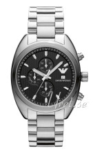 Emporio Armani Sportivo Sort/Stål Ø43 mm Emporio Armani Sportivo Sort/Stål Ø43 mm