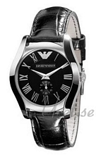 Emporio Armani Classic Black Dial Leather Strap Emporio Armani Classic Black Dial Leather Strap