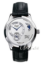 Glashütte Original PanoMaticLunar Sølv Dial Glashütte Original PanoMaticLunar Sølv Dial