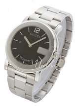 Gucci 100G Round Black Dial Gucci 100G Round Black Dial