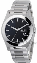 Gucci Pantheon Steel Black Dial