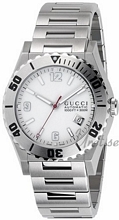 Gucci Pantheon Steel White Dial