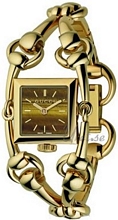 Gucci Signoria Small Yellow Gold Brown Dial