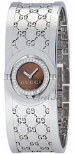 Gucci Twirl Small Steel Brown Dial