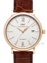 IWC Portofino Silver Dial Croco Strap